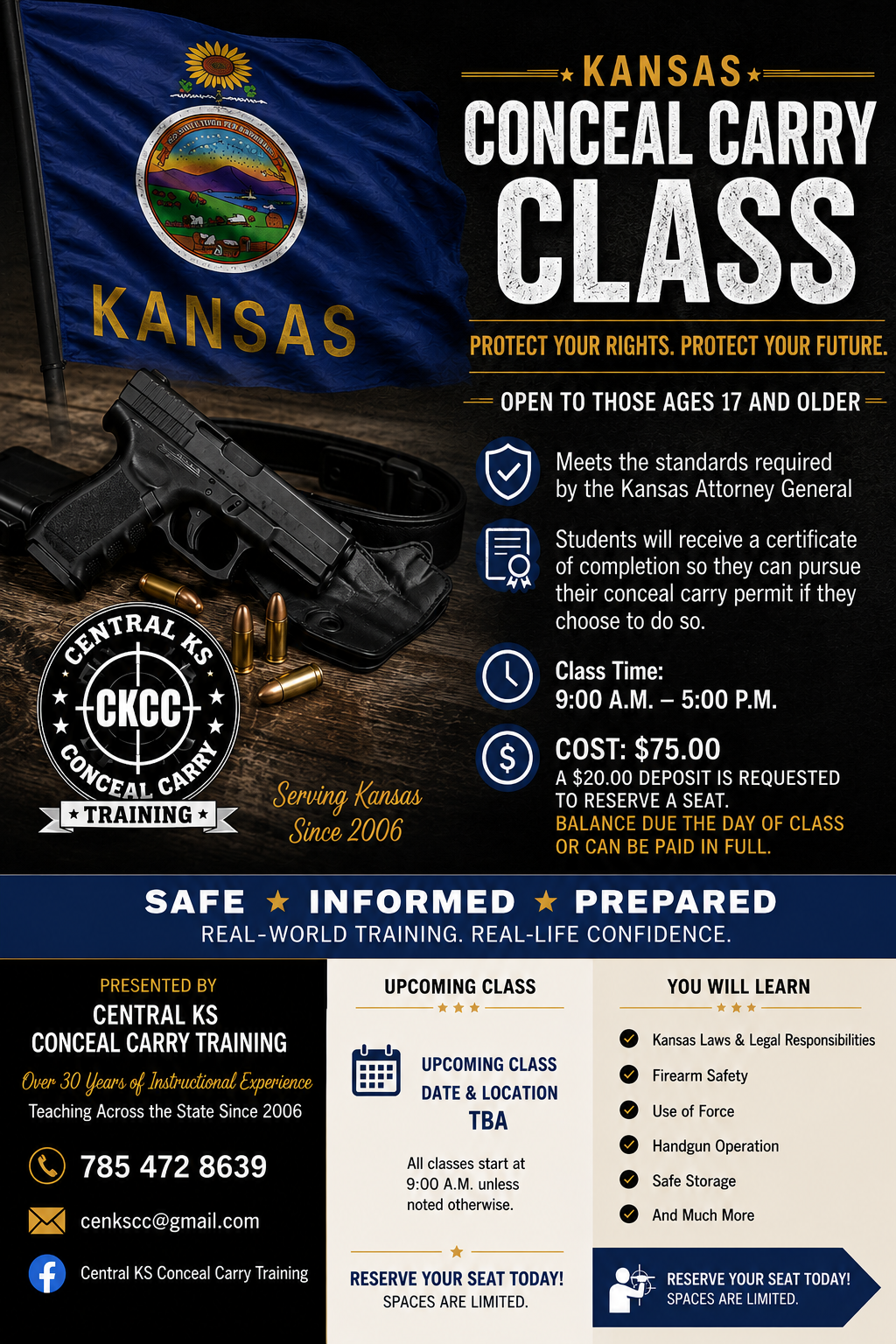 Kansas Conceal Carry Class